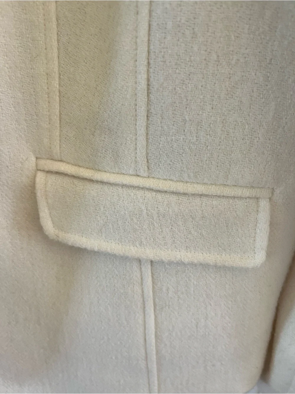 Talbots Winter white blazer, 8P